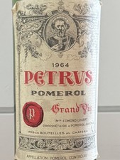 Petrus 1964 Empty Wine Bottle