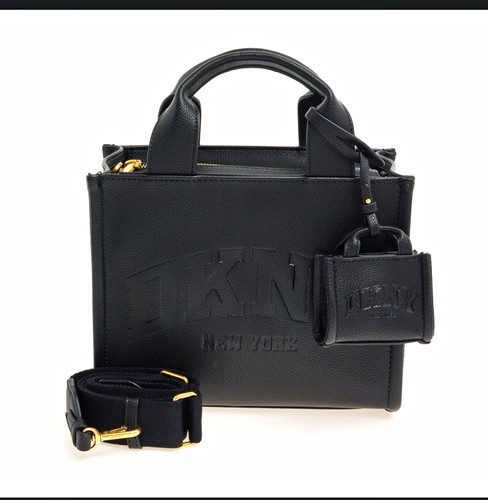 Dkny black leather small - dkny,