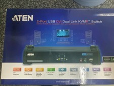 Aten 2 Port Usb Dvi Dual Link Kvmp Switch