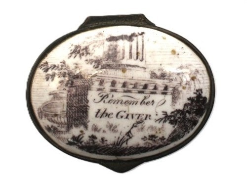 Rare georgian antique enamel - georgian,