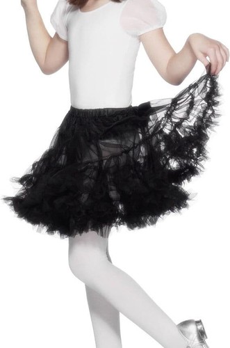 Girls black petticoat - girls,