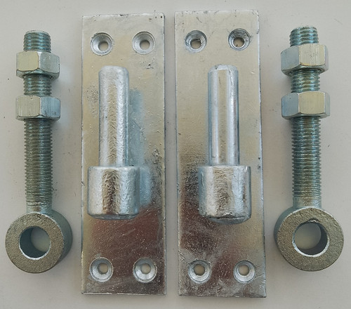 Gate hinge kit steel - kit, 2