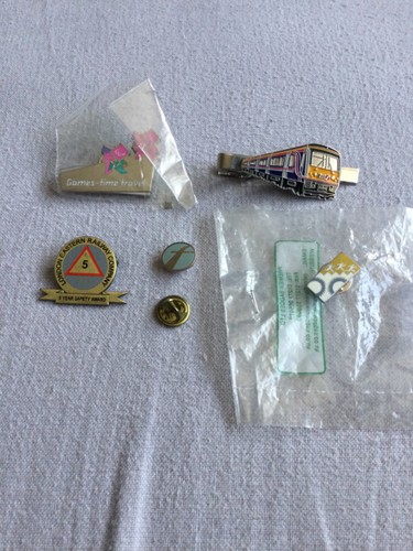 Vintage railway badges - railway.,