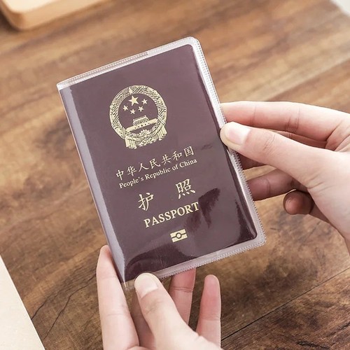 New transparent passport cover - new,