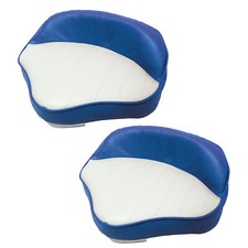 2 x FISHING BUTT BOAT SEATS 'LARGER SIZE' GREY/BLUE PRO CASTING BAR STOOL 75125