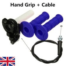 22mm PIT DIRT BIKE QUICK ACTION THROTTLE GRIP TWIST & CABLE 140cc 150cc PITBIKE