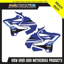 YAMAHA YZ 125 2015-2021 PERFORATED TANK & RAD SCOOP GRAPHICS DECALS MOTOCROSS MX