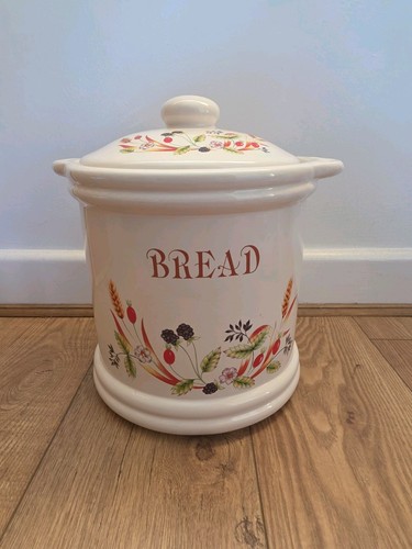 Large floral round bread bin - round,