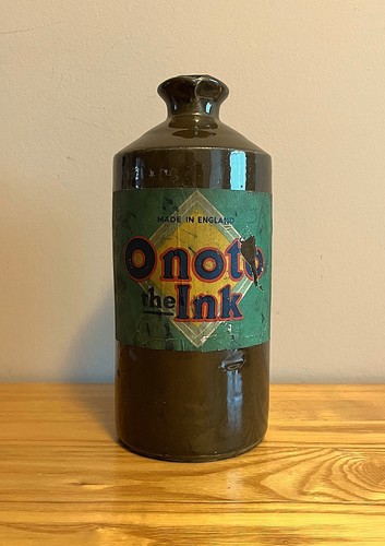 Vintage onoto stoneware ink - stoneware,