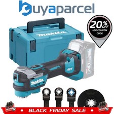 Makita TM001GZ02 40v XGT Brushless Starlock Multi Tool + Plunge Carpenters Set