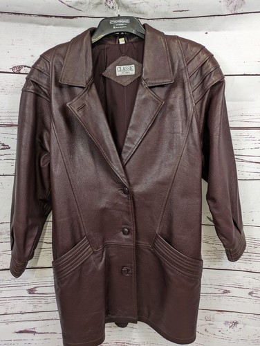 Classic burgundy brown - burgundy/brown, leather