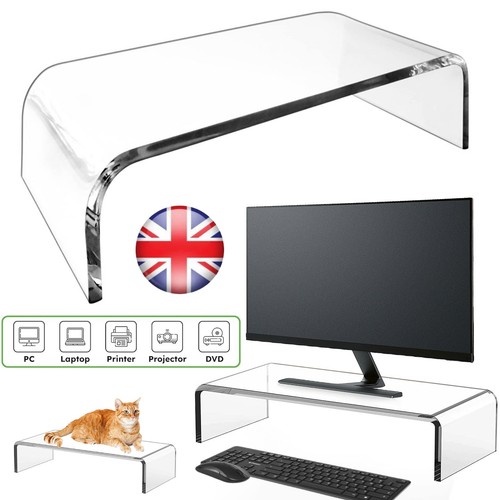 Clear acrylic monitor stand - acrylic, |