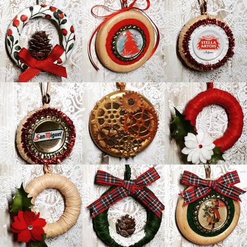Handcrafted upcycled christmas - handcrafted,