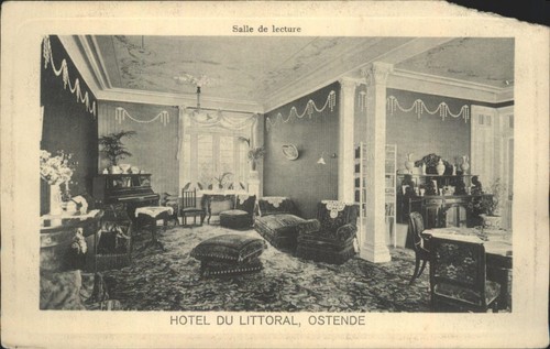 Vintage postcard hotel - postcard, du