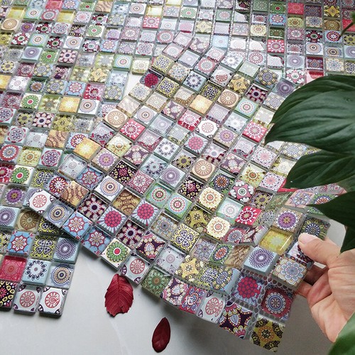 Crystal glass mosaic art - 1x,