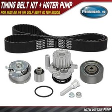Timing Belt Kit + Water Pump for Audi A3 A4 VW Golf Seat Altea Skoda KP15607XS-1