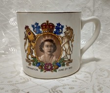 Queen Elizabeth II Coronation 1953  Commemorative Mug