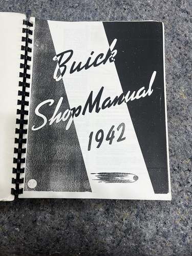 1942 buick shop - 1942, manual