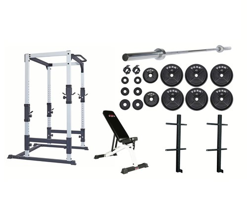 Silver home gym - power, cage