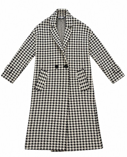 Zara houndstooth longline - zara,