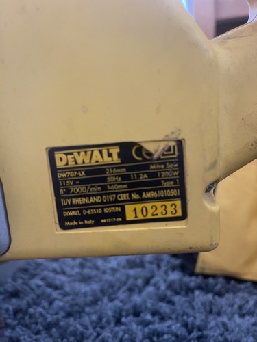 Dewalt dw707 sliding - dw707,