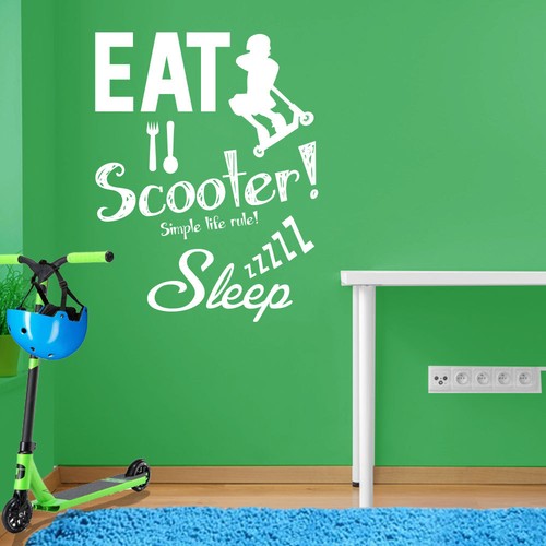 Stunt scooter eat sleep - scooter,