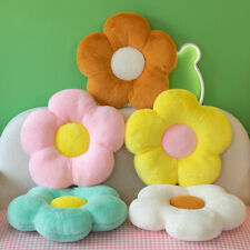Soft Flower Pillow Daisy Floor Throw Cushion Plush Pillows Room Home Decor Kids