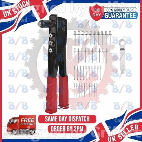 Head pop rivet - rivet, gun