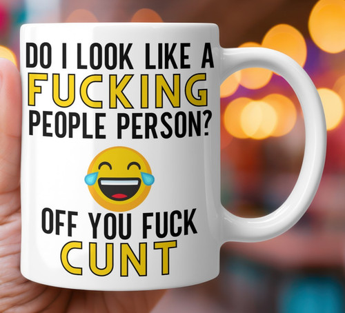Funny rude mug for office - rude,