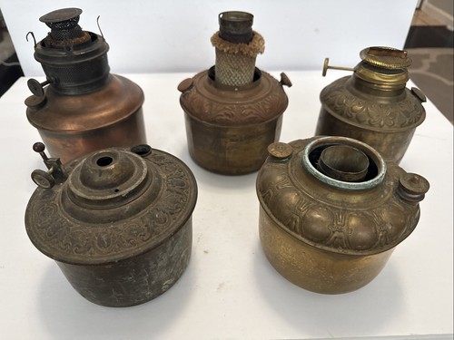Antique kerosene oil lamp - kerosene,