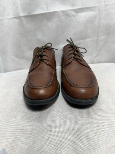Chaps brown leather lace - leather, up