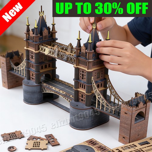 London bridge wooden - london, puzzle