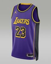 LA Lakers Men's jersey NBA Statement Edition 23 James New All Sizes UK