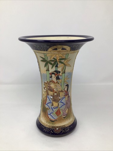 Vintage japanese satsuma vase - japanese,
