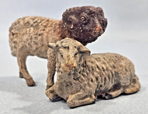 Elastolin ram and sheep - ram,