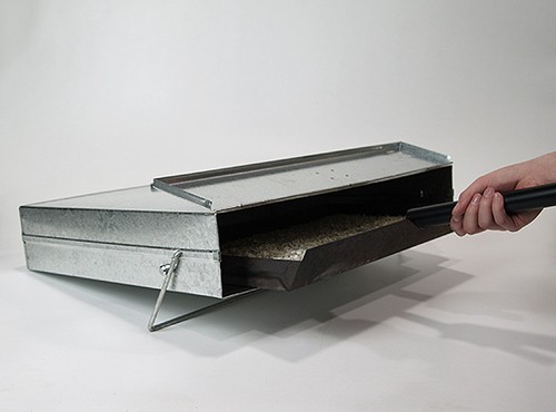 Tippy ash carrier pan - ash, bin