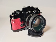 Contax 139 Quartz 35mm SLR Film Camera With Rare Carl Zeiss Planar 1.4 50mm Lens