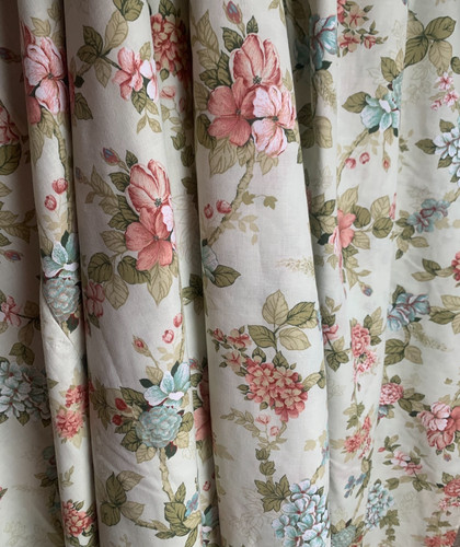 Pair long vintage floral - of,