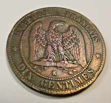 1855 Dix Centimes Empire