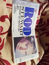 Rod Stewart Monday 25th March 1991 Concert Ticket Stub
