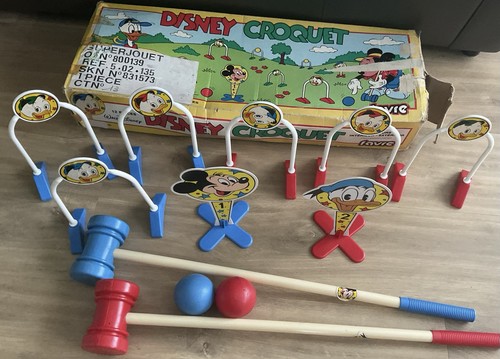 Vintage disney family croquet - disney,