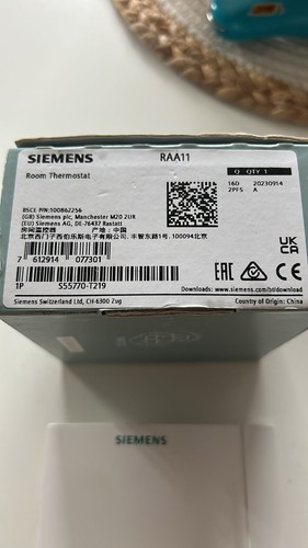 New siemens room thermostat - siemens,