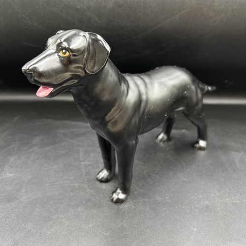 Vtg sylvac ware black labrador - sylvac,