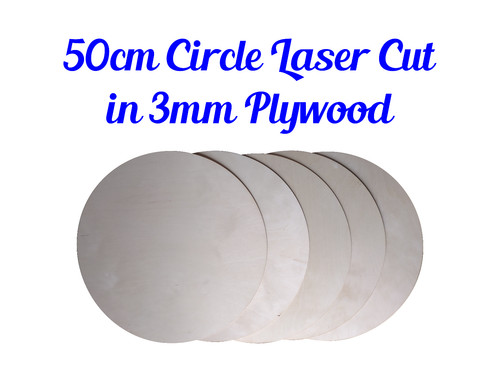 50cm birch plywood circle - 50cm,