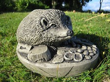 Hedgehog Stone Garden Ornament