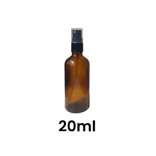 Amber glass fine mist - fine,