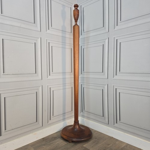 Vintage wooden standard - standard, lamp