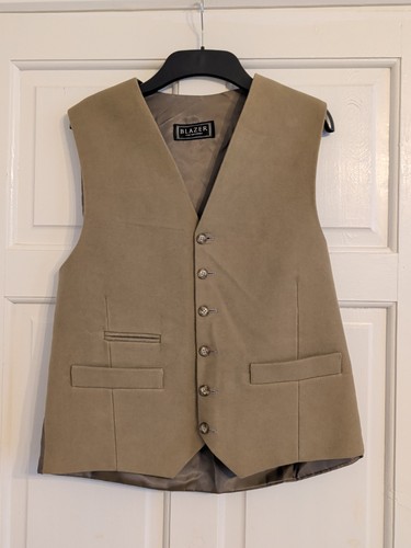 Moleskin waistcoat men - moleskin,