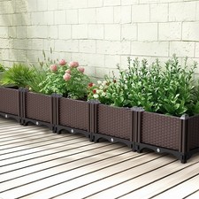 Rattan Effect Garden Raised