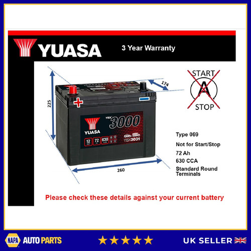 Battery fits bedford chevanne - bedford,